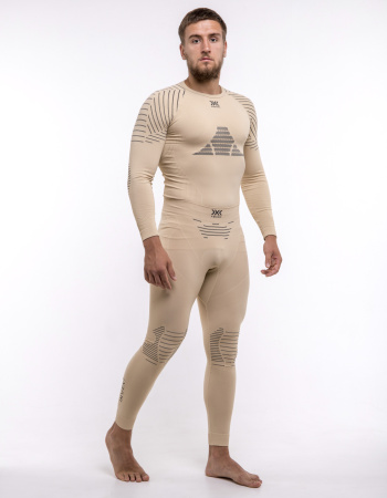 Водолазка X-BIONIC INVENT 4.0 SMU SHIRT LG SL Men (; S; desert/anthracite)